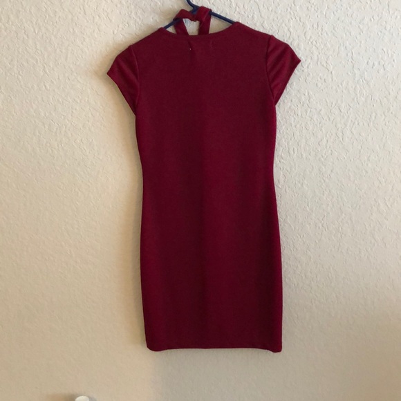 Maroon cocktail dress - Picture 3 of 3